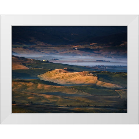 Toscana Amore Mio White Modern Wood Framed Art Print by Leinemann, Ulrike