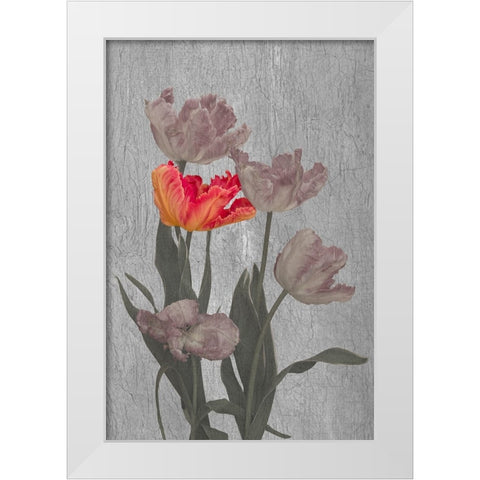 Aflame White Modern Wood Framed Art Print by Urbanski, Richard