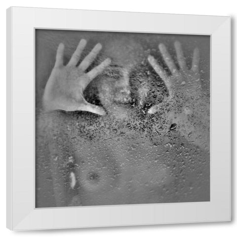Untitled White Modern Wood Framed Art Print by Andreescu, Cristian