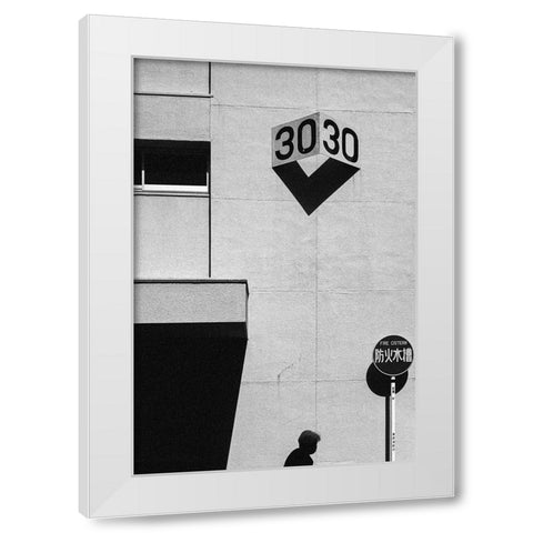 30 White Modern Wood Framed Art Print by Watanabe, Kentaro