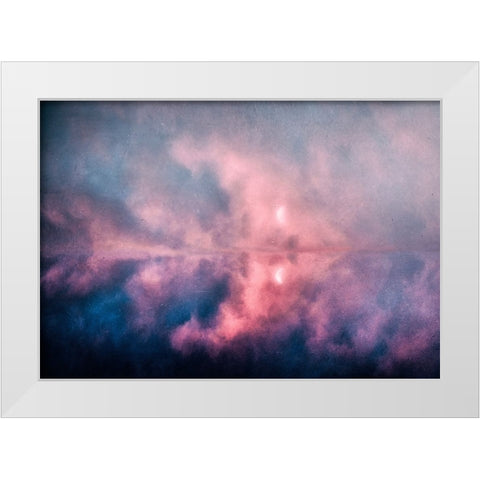 Mystical Moonrise I White Modern Wood Framed Art Print by Tao, Vitee