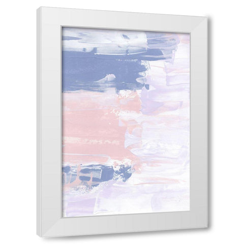 Pastel Fun White Modern Wood Framed Art Print by Sawall, Anastasia