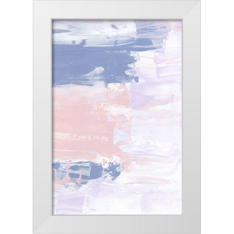 Pastel Fun White Modern Wood Framed Art Print by Sawall, Anastasia