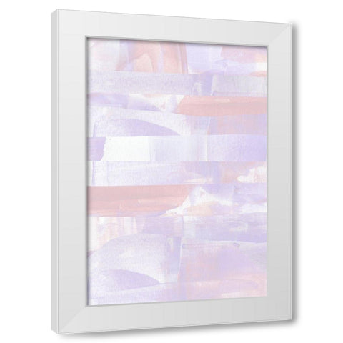 Abstract Pastel White Modern Wood Framed Art Print by Sawall, Anastasia