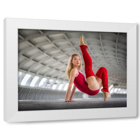 The sky the limit White Modern Wood Framed Art Print by Ng, Joseph
