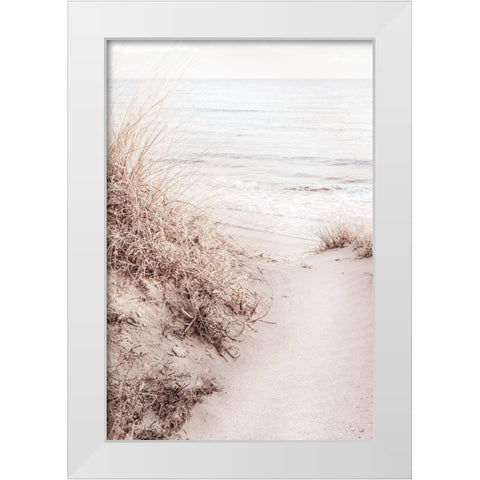 Beach_010 White Modern Wood Framed Art Print by 1x Studio III