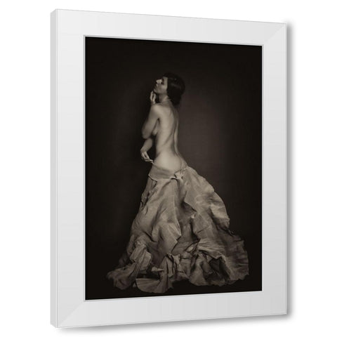 Attesa White Modern Wood Framed Art Print by Photography Expressive