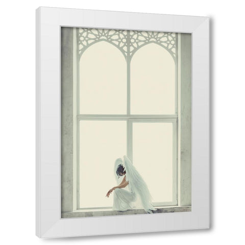 Windows of Angel II White Modern Wood Framed Art Print by InTheMoment
