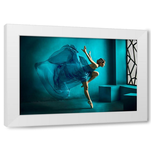 Tinkerbell White Modern Wood Framed Art Print by Muliani Hartojo, Angela