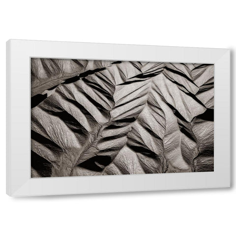 Bared land White Modern Wood Framed Art Print by Dou, Shenshen