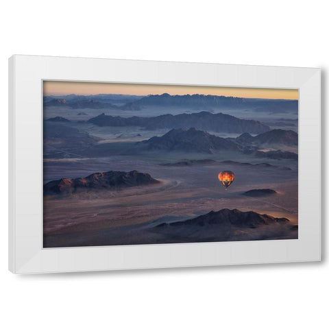 Namib-Naukluft National Park White Modern Wood Framed Art Print by Zheng, Michael