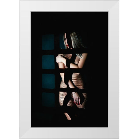 Like a Shadow, I am and I am No White Modern Wood Framed Art Print by Bolgov (Axe), Ruslan