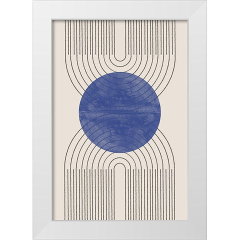 Arch Composition No2. White Modern Wood Framed Art Print by The Miuus Studio