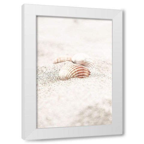 Beach_013 White Modern Wood Framed Art Print by 1x Studio III