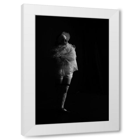 Alone... White Modern Wood Framed Art Print by Resch, Iris