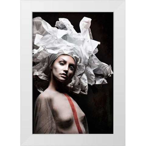 From Outside So Far White Modern Wood Framed Art Print by Tesching, Klaus