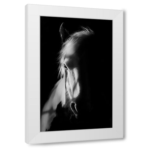 Catching Light White Modern Wood Framed Art Print by Wilson, Francis