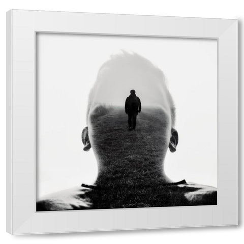 No way too far White Modern Wood Framed Art Print by Kuavi, Robert