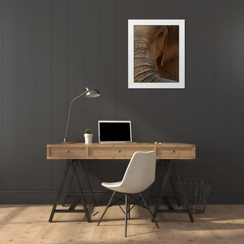 the eye White Modern Wood Framed Art Print by Baekelandt, Luc