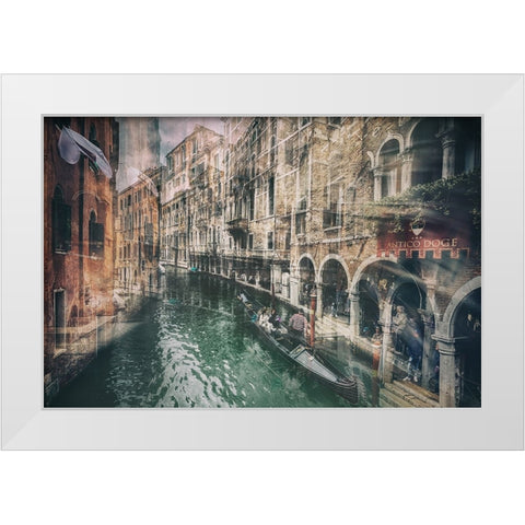 Antico Doge White Modern Wood Framed Art Print by Atzori, Daniele