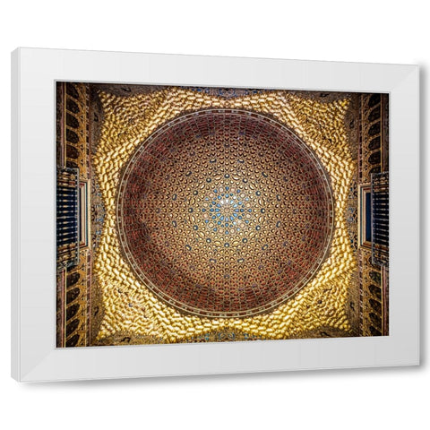 Alcazar dome White Modern Wood Framed Art Print by Wride, Linda