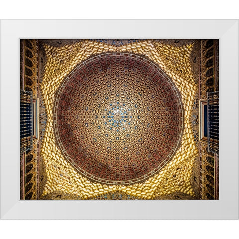 Alcazar dome White Modern Wood Framed Art Print by Wride, Linda