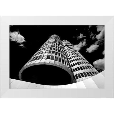 BMW White Modern Wood Framed Art Print by Richter, Regine