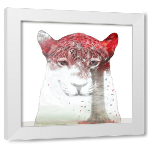 Pure poetry White Modern Wood Framed Art Print by Purplesunshine