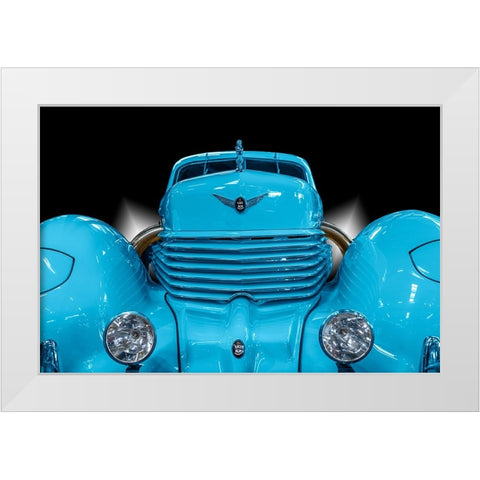 The Blue Cord White Modern Wood Framed Art Print by Weber, Roland