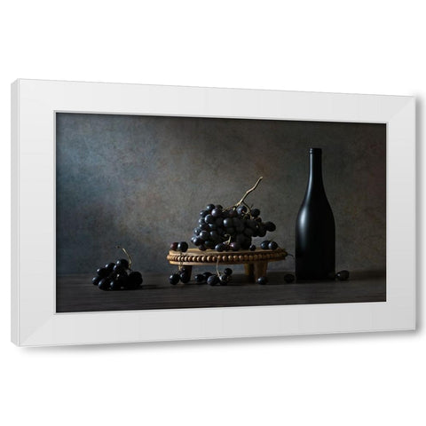 grapes White Modern Wood Framed Art Print by Wei, Rong
