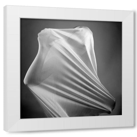In the cocoon White Modern Wood Framed Art Print by Arabzadeh, Abbas