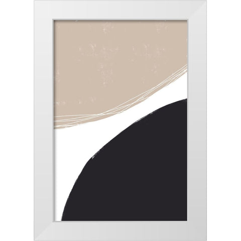 Joyful Harmony White Modern Wood Framed Art Print by Sawall, Anastasia