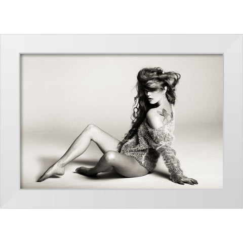 Le intensitAc... White Modern Wood Framed Art Print by Tejada, Cesar