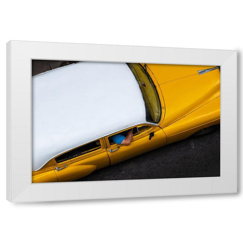 Nostalgia White Modern Wood Framed Art Print by Khataw, Ali