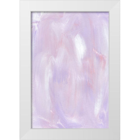 Pastel Dreamin White Modern Wood Framed Art Print by Uplusmestudio