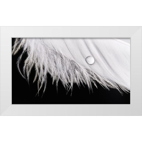 Slide White Modern Wood Framed Art Print by Sokac, Drazen