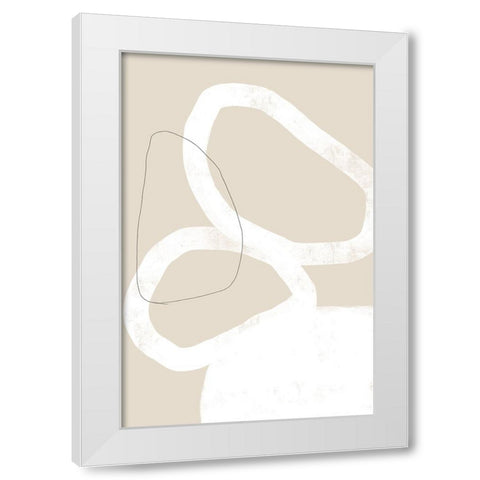Keeping You Close White Modern Wood Framed Art Print by Uplusmestudio