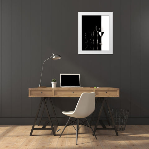 Game light White Modern Wood Framed Art Print by Perfoncio, Margareth