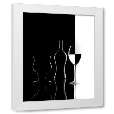 Game light White Modern Wood Framed Art Print by Perfoncio, Margareth