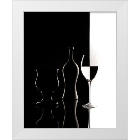 Game light White Modern Wood Framed Art Print by Perfoncio, Margareth