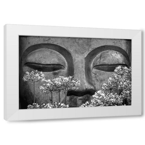 What a scent! White Modern Wood Framed Art Print by Silva, Miguel