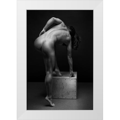 Bodyscape White Modern Wood Framed Art Print by Belovodchenko, Anton