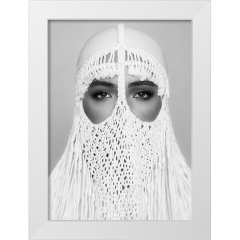 arabic White Modern Wood Framed Art Print by Hamidnezhad, Amin