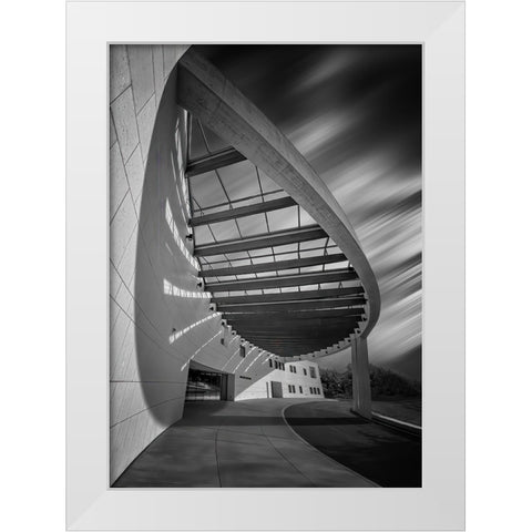 The Entrance White Modern Wood Framed Art Print by Chen, Jennifer