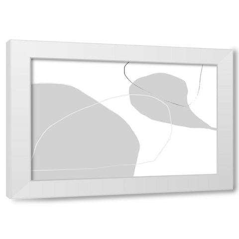 Reason Why White Modern Wood Framed Art Print by Uplusmestudio