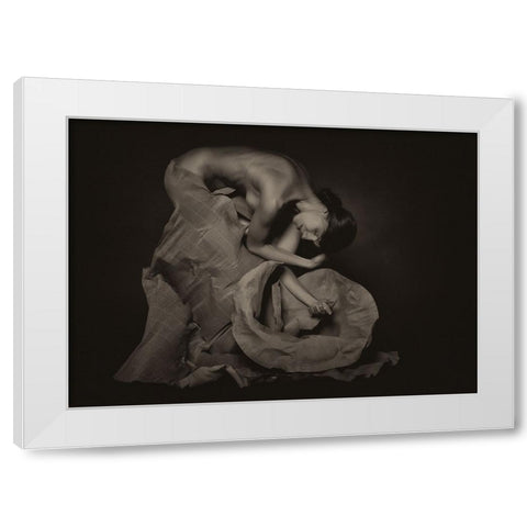 Inchino White Modern Wood Framed Art Print by Photography Expressive
