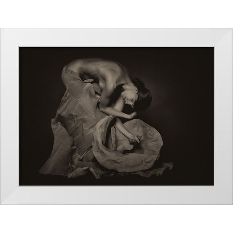 Inchino White Modern Wood Framed Art Print by Photography Expressive