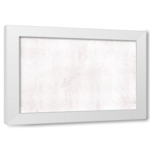 Soft Texture No 1 White Modern Wood Framed Art Print by Uplusmestudio