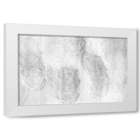Soft Texture No 3 White Modern Wood Framed Art Print by Uplusmestudio