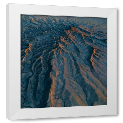 Track Line White Modern Wood Framed Art Print by Tseng, Judy